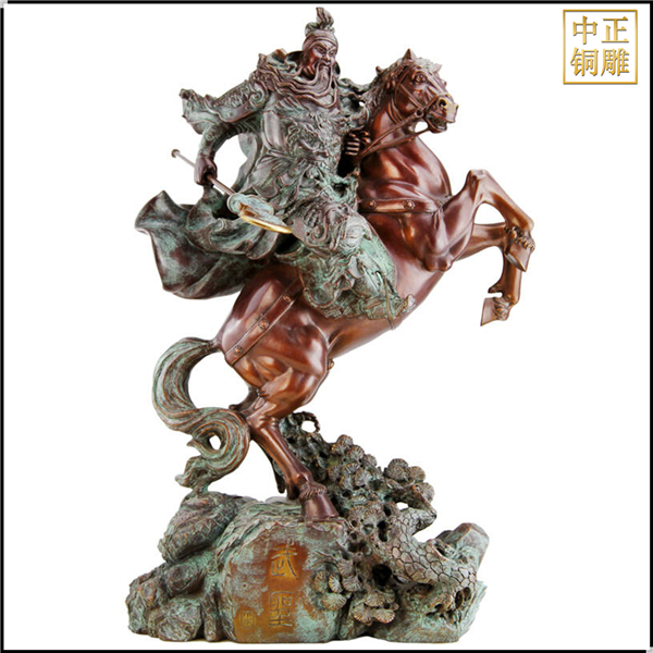 純銅騎馬銅關(guān)公擺件工藝品.jpg 純銅騎馬銅關(guān)公擺件工藝品.jpg